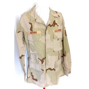 Military  Desert Camouflage Ripstop Jacket  Men's Size M 8415-01-327-5308